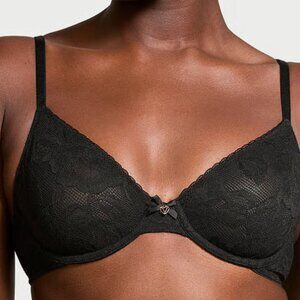 Victoria’s Secret Black Underwire Bra 40C | Lace Trim